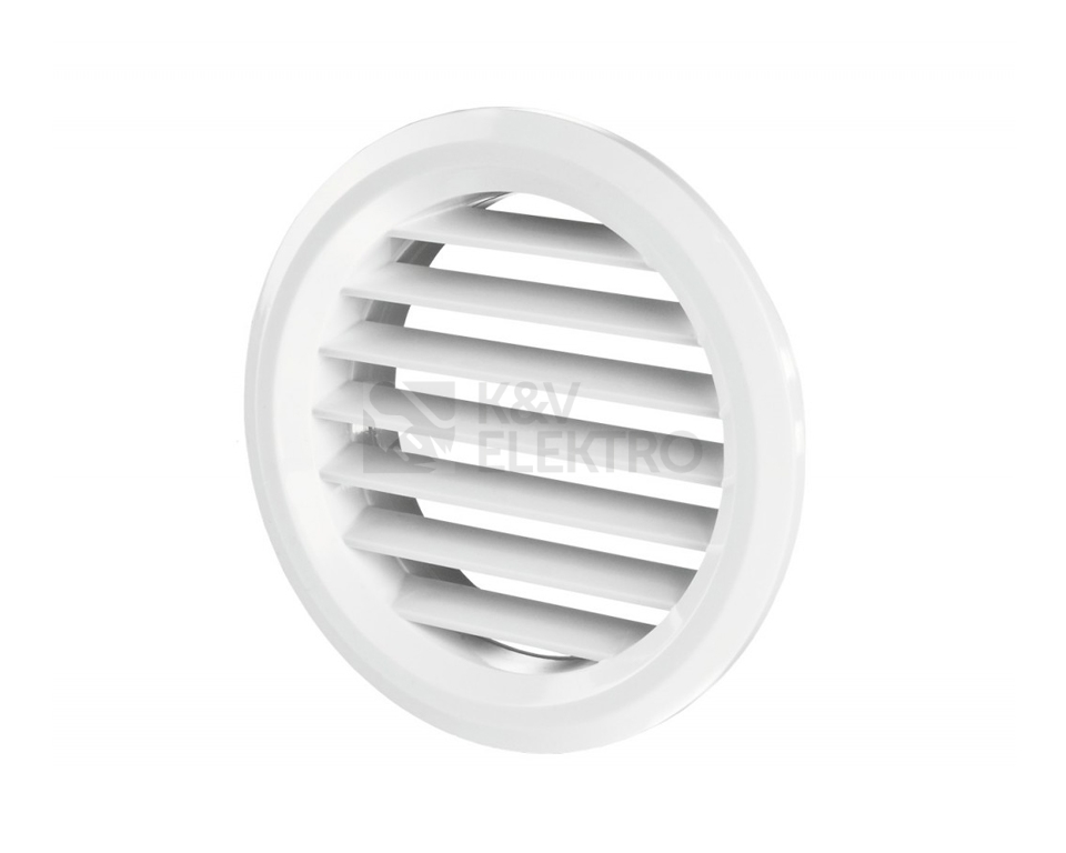 Obrázek produktu Mřížka kruhová s nástavcem 80mm VENTS MV 80 bVs bílá plastová síťka proti hmyzu 1009668 0