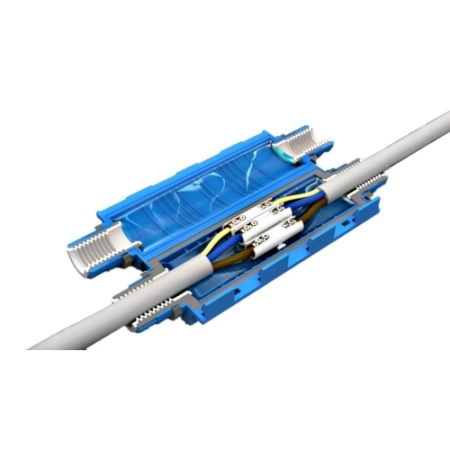 Kabelová spojka gelová SHARK 6802A se svorkovnicí 3-5x(2,5-10mm2) pro Cu/Al 1005456