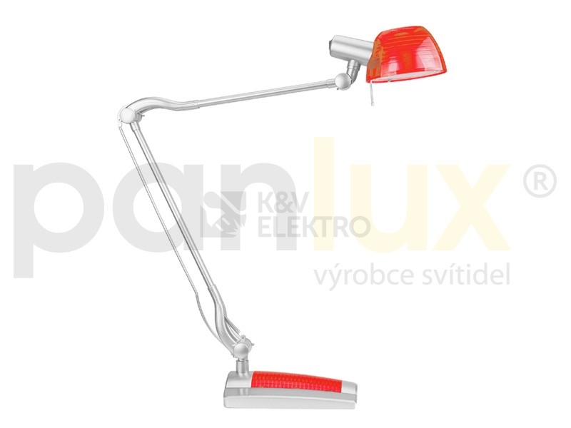 Obrázek produktu Stolní lampička PANLUX GINEVRA DUO červená Panlux STG2/R 1