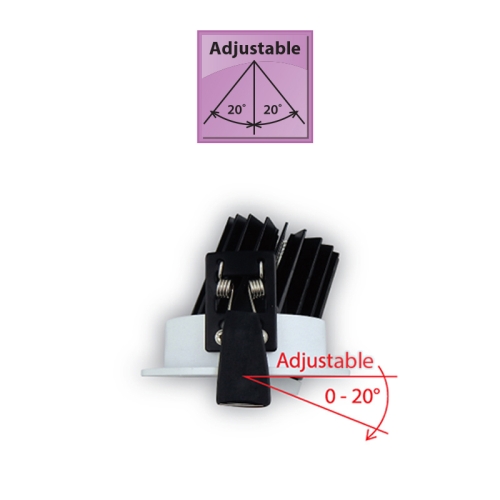 Podhledové LED svítidlo Sima 9 9W 2700K ML-412.028.33.0