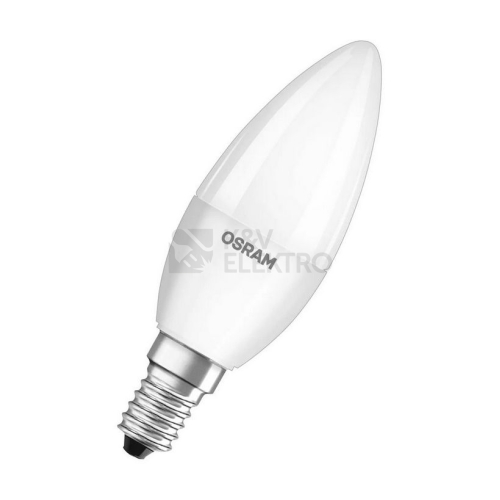 LED žárovka E14 OSRAM CL B FR 5,7W (40W) teplá bílá (2700K), svíčka