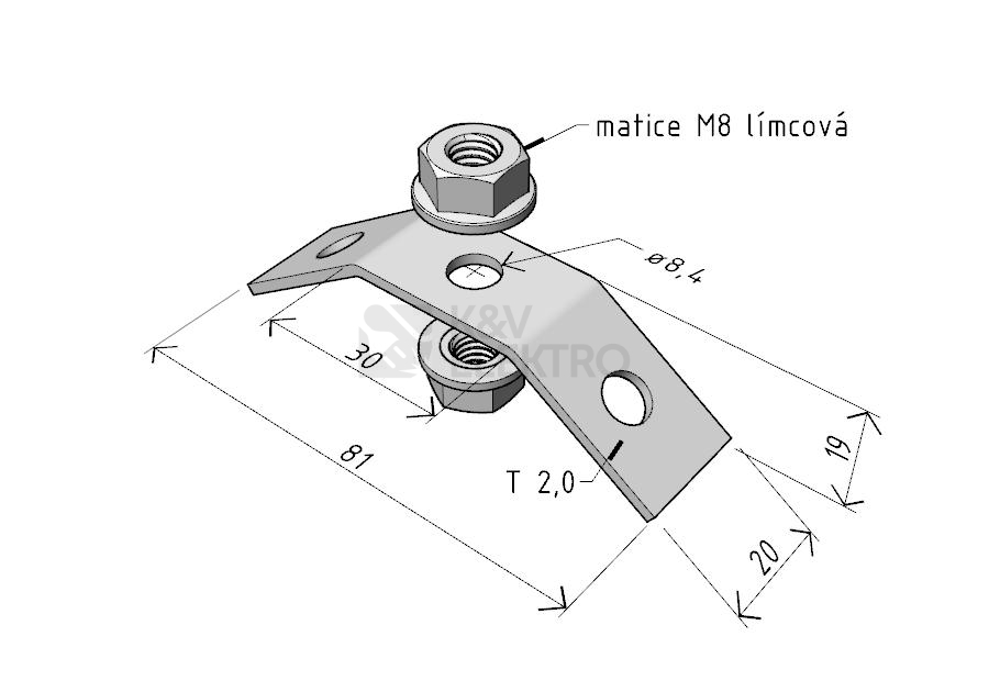 Obrázek produktu DRZAK DZM 15 GZ-M1+M2 1