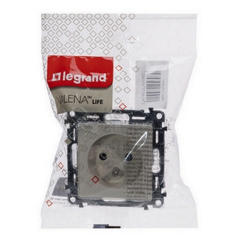 Obrázek produktu Legrand Valena LIFE zásuvka béžová s clonkami 753280 1