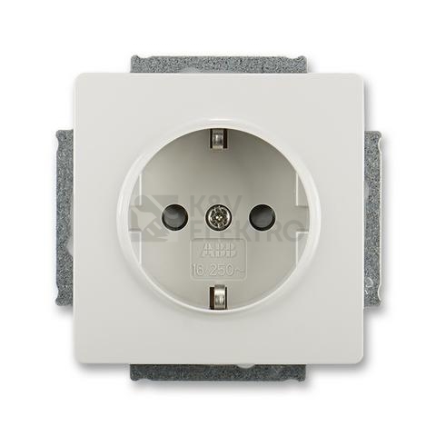 Obrázek produktu ABB Swing,Swing L zásuvka SCHUKO světle šedá 5518G-A03459 S1 0