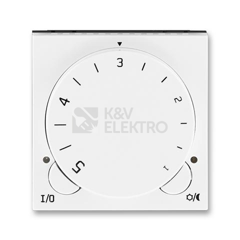 Obrázek produktu ABB Levit termostat otočný 3292H-A10101 01 bílá/ledová bílá 0