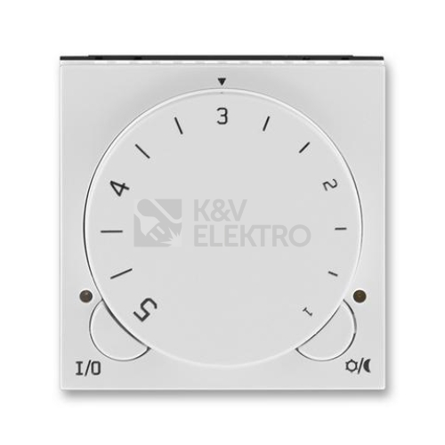 ABB Levit termostat otočný 3292H-A10101 16 šedá/bílá