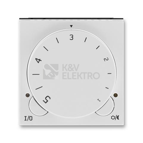Obrázek produktu ABB Levit termostat otočný 3292H-A10101 16 šedá/bílá 0