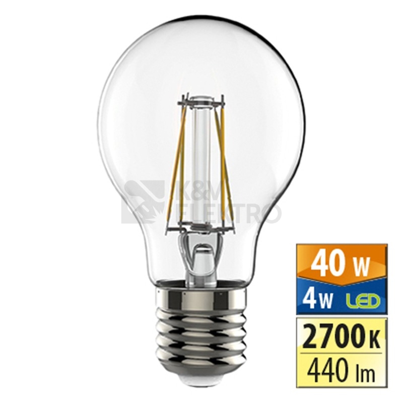 Obrázek produktu LED žárovka E27 McLED 4W (40W) teplá bílá (2700K) ML-321.063.94.0 0
