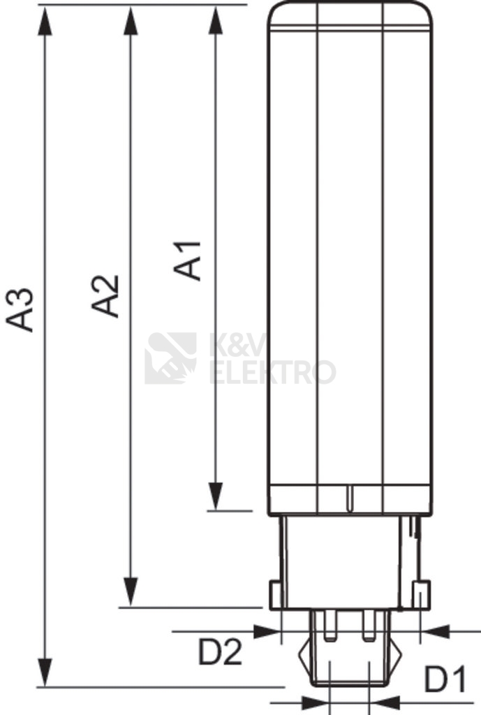 Obrázek produktu  LED žárovka G24q-2 Philips PLC 6,5W (18W) neutrální bílá (4000K) rotační patice 2