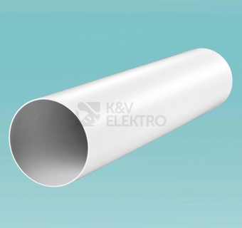 Obrázek produktu PVC ventilační trubka kulatá 1m/125mm VENTS 2010 1002010 1