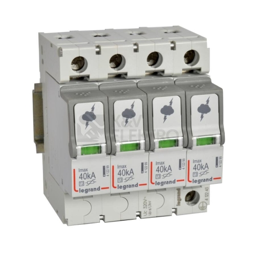Svodič přepětí Legrand 4P 40kA C 412243
