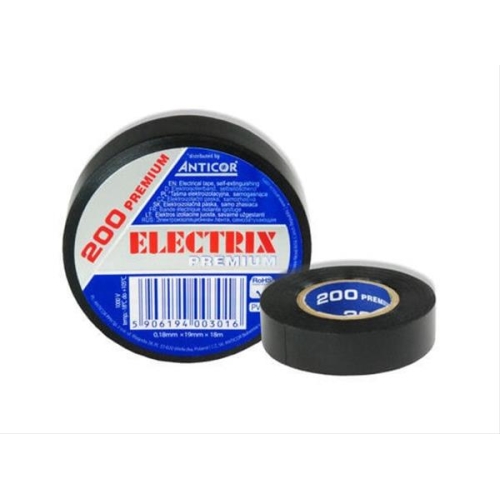 Izolační páska Anticor Electric premium 200 50x18 černá