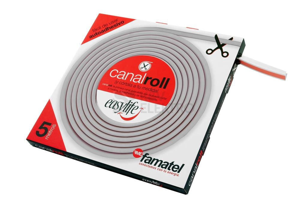 Obrázek produktu  Lišta na kabely Famatel CanalRoll 71501A EasyLife 15x12mm 5m samolepící 0