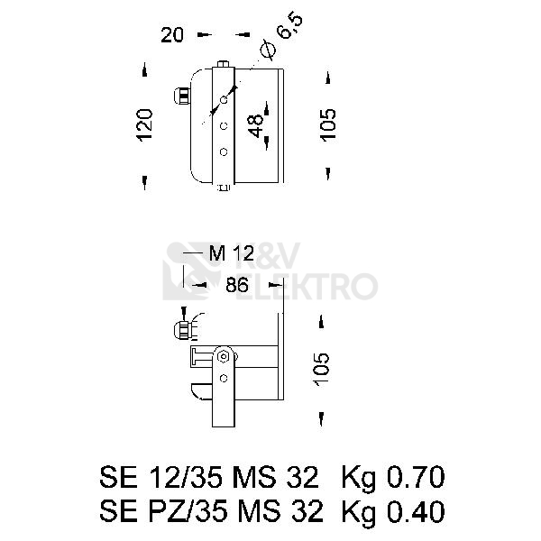 Obrázek produktu SIRENA SE1235MS321224DA 50424 1
