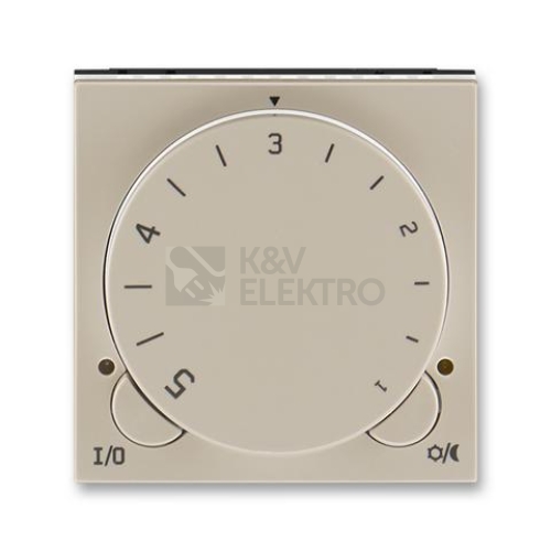 ABB Levit termostat otočný 3292H-A10101 18 macchiato/bílá