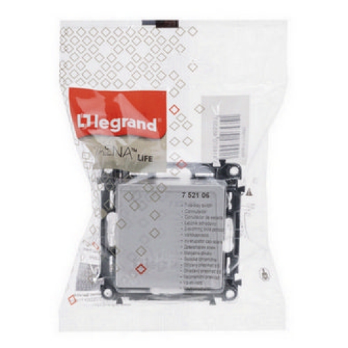 Legrand Valena LIFE vypínač č.6 schodišťový bílý 752106