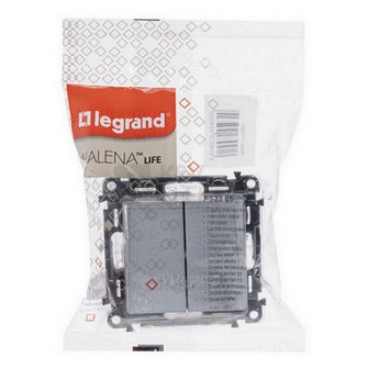 Obrázek produktu Legrand Valena LIFE vypínač č.5 lustrový hliník 752305 1