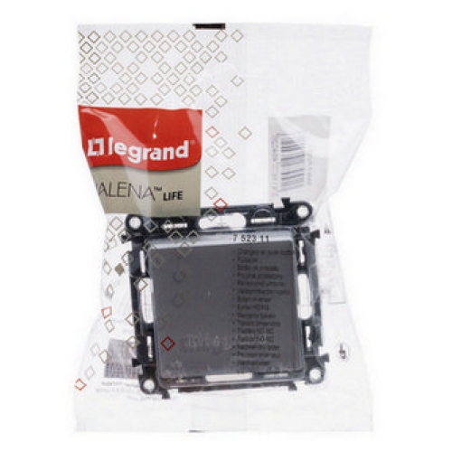 Legrand Valena LIFE tlačítko hliník 752311