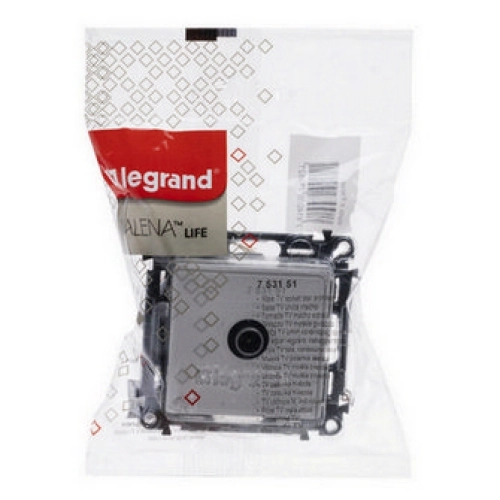 Legrand Valena LIFE televizní zásuvka TV koncová HVĚZDA 1,5dB bílá 753151 (obrázek 3)