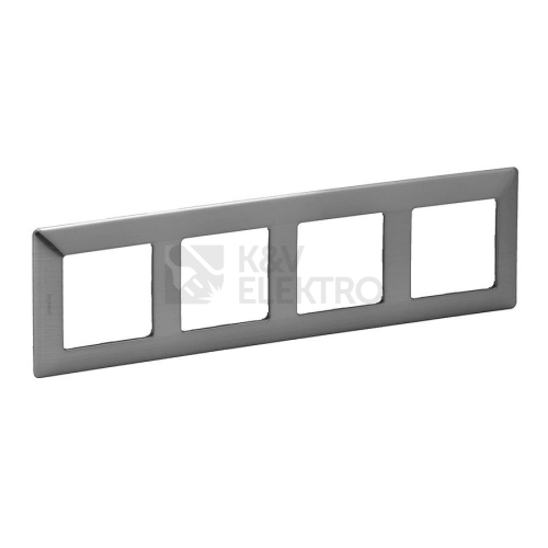 Legrand Valena LIFE čtyřrámeček nerez 754154