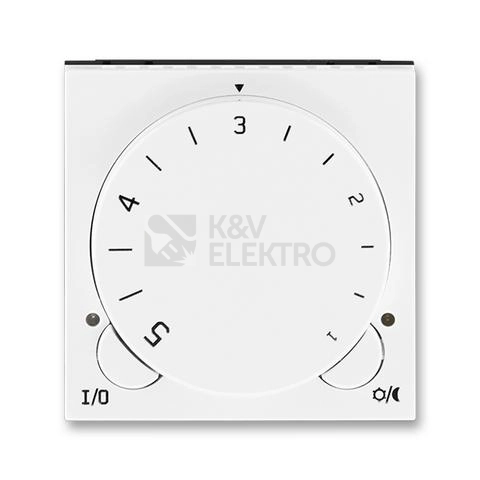 Obrázek produktu ABB Levit termostat otočný 3292H-A10101 03 bílá/bílá 0