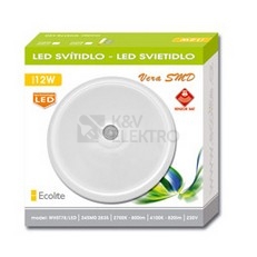 Obrázek produktu Stropní LED svítidlo Ecolite VERA WHST78/LED-3000 s pohybovým čidlem 3