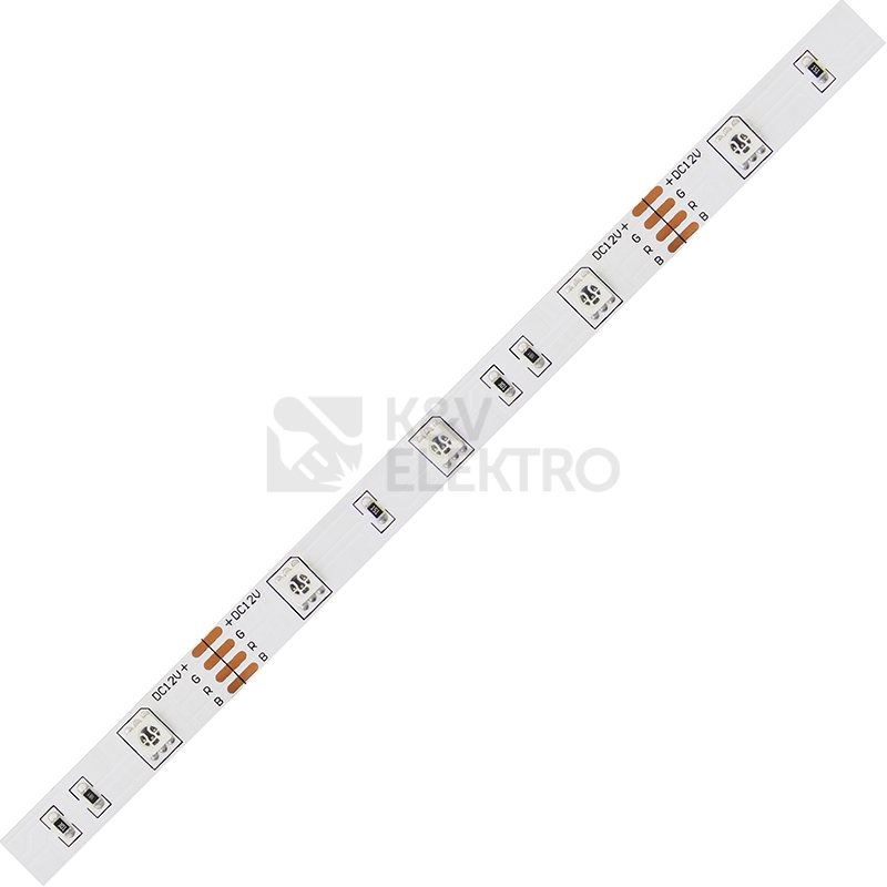 Obrázek produktu LED pásek McLED 12V RGB š=10mm IP20 7,2W/m 30LED/m SMD5050 ML-123.580.60.2 2