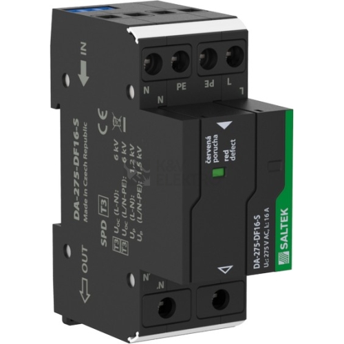  Přepěťová ochrana DA-275-DF16-S s vf filtrem 230V/16A