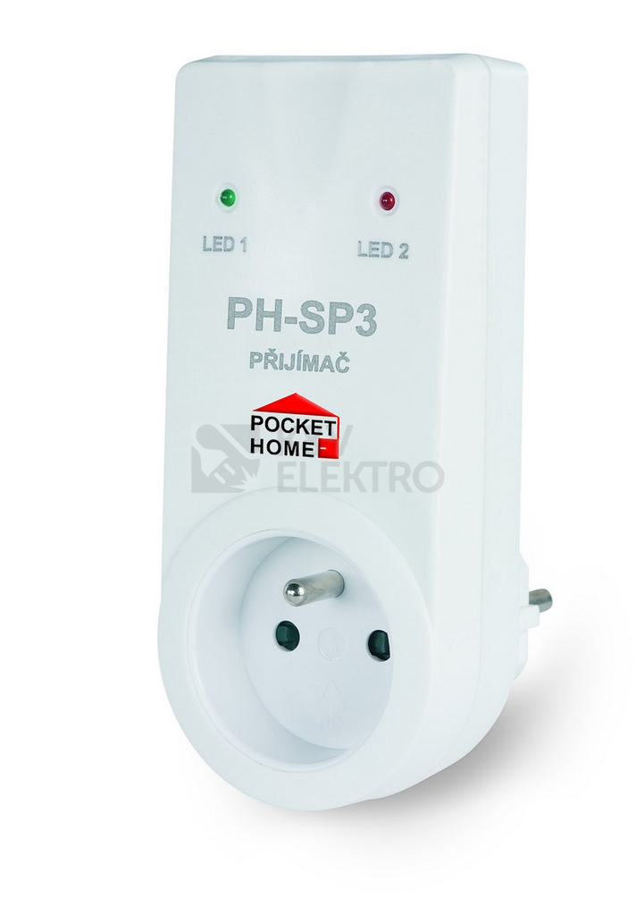 Obrázek produktu  Bezdrátová spínací zásuvka ELEKTROBOCK PH-SP3 0