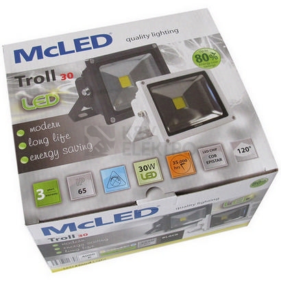 Obrázek produktu LED reflektor McLED Troll 30W 2350lm 4000K neutrální bílá IP65 ML-511.510.17.0 3