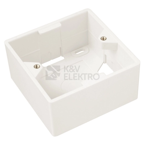 Krabice/box na omítku pro zásuvky Solarix SX9-x-y-z-WH bílý SX9-0-WH