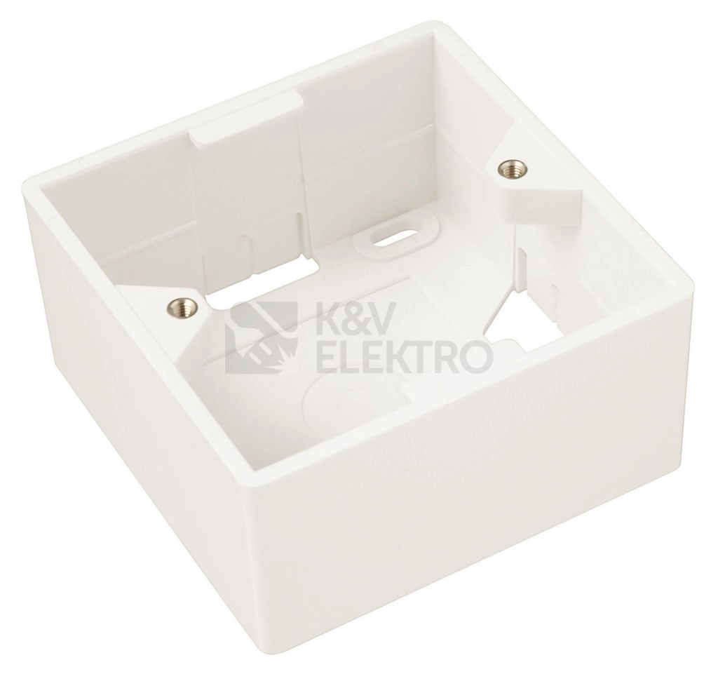 Obrázek produktu Krabice/box na omítku pro zásuvky Solarix SX9-x-y-z-WH bílý SX9-0-WH 0