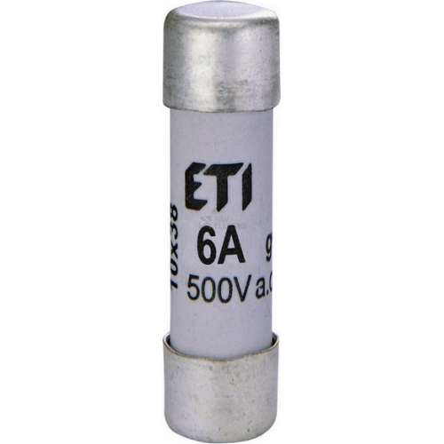 Pojistka válcová ETI CH10x38 gG 2A 500VAC 002620001