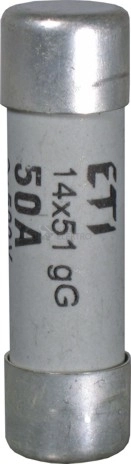 Obrázek produktu Pojistka válcová ETI CH14x51 aM 2A 690VAC 002631001 0