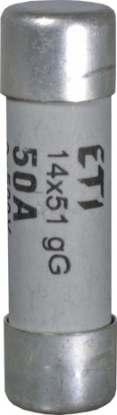 Obrázek produktu Pojistka válcová ETI CH14x51 aM 4A 690VAC 002631003 0
