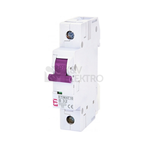 Jistič ETI ETIMAT Colour 1p B 32A 10kA 002100019
