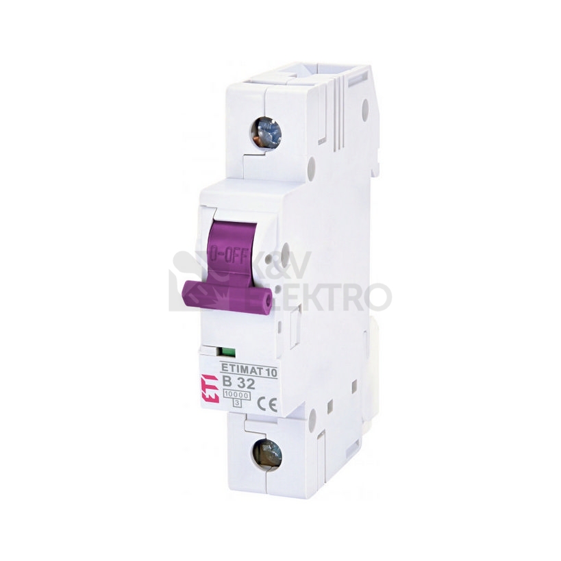 Obrázek produktu Jistič ETI ETIMAT Colour 1p B 32A 10kA 002100019 0