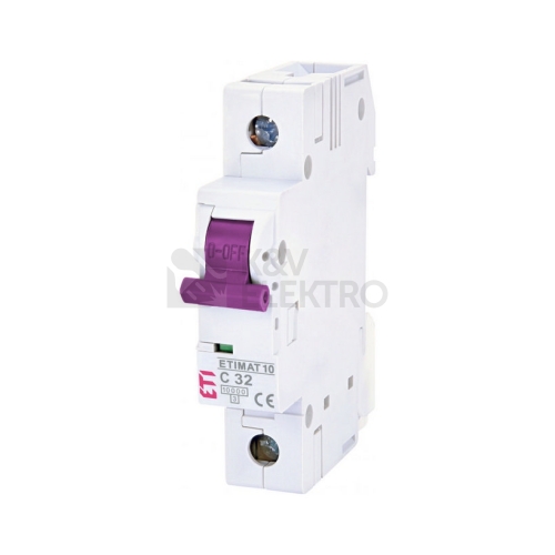 Jistič ETI ETIMAT Colour 1p C 32A 10kA 002101019