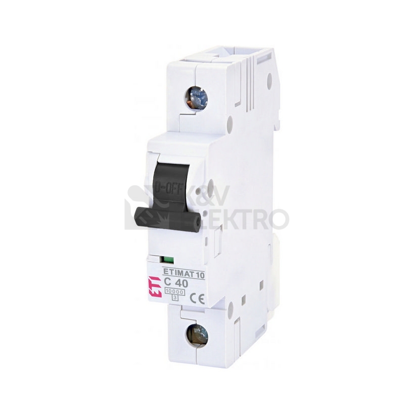 Obrázek produktu Jistič ETI ETIMAT Colour 1p C 40A 10kA 002101020 0