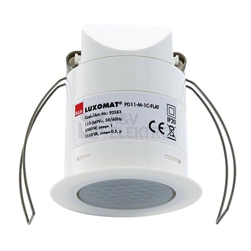 Pohybové čidlo LUXOMAT bílá PD11-M-1C-FLAT-FC