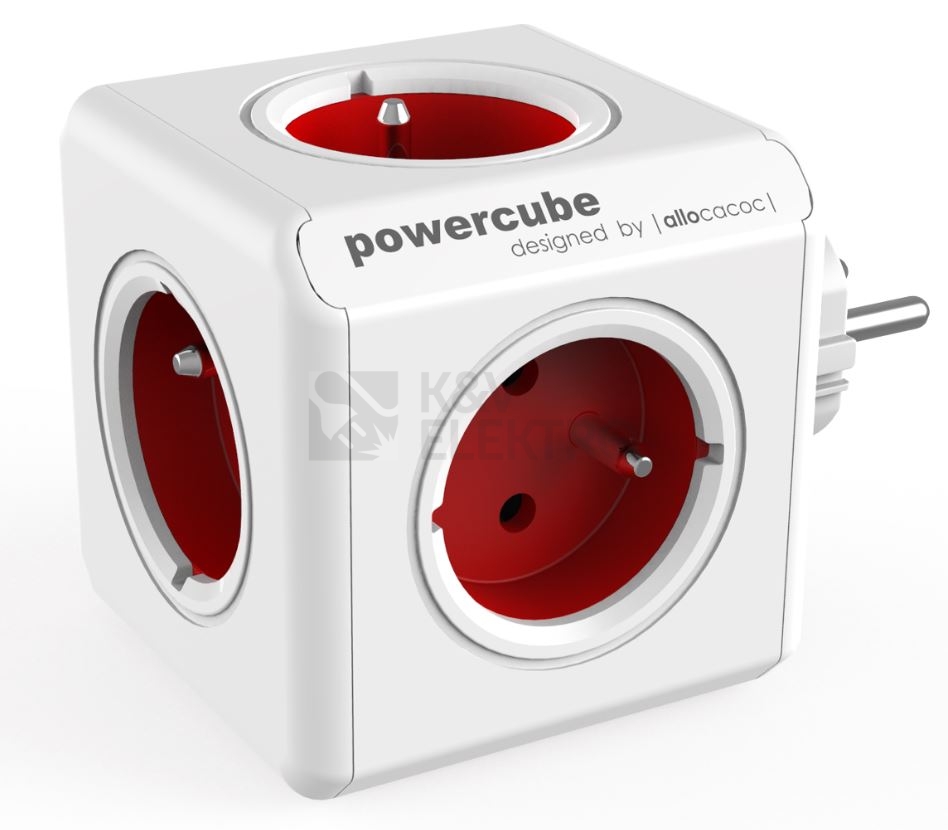 Obrázek produktu POWERCUBE ORIGINAL 5X230V červená 0