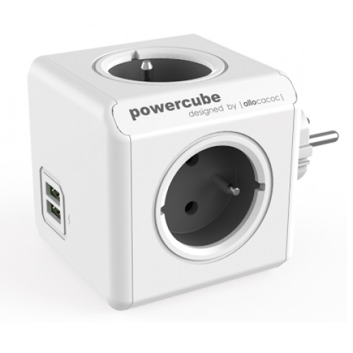 Levně POWERCUBE ORIGINAL USB 4 zásuvky šedá