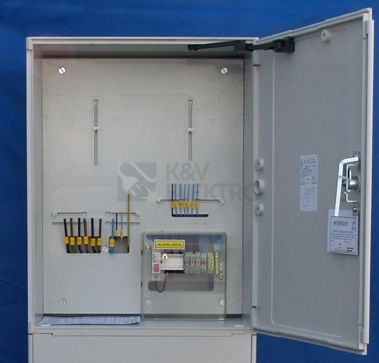 Obrázek produktu Elektroměrový rozvaděč pilíř DCK ER212/NKP7P-C+ZS32/16 pro ČEZ, EGD (E.ON) se zásuvkami 2