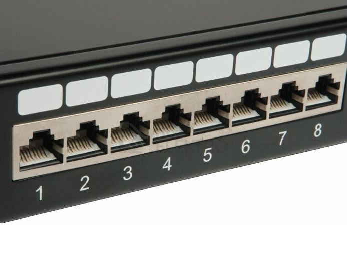 Obrázek produktu Patch panel Solarix SX24-6-STP-BK 24x RJ45 CAT6 STP 1U osazený černý 1