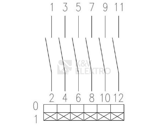 Obrázek produktu VACKOVY SPINAC I/O 20A T0-3-8342/Z 1