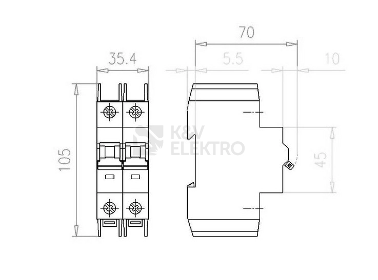 Obrázek produktu JISTIC FAZ-B30/2-RT 1