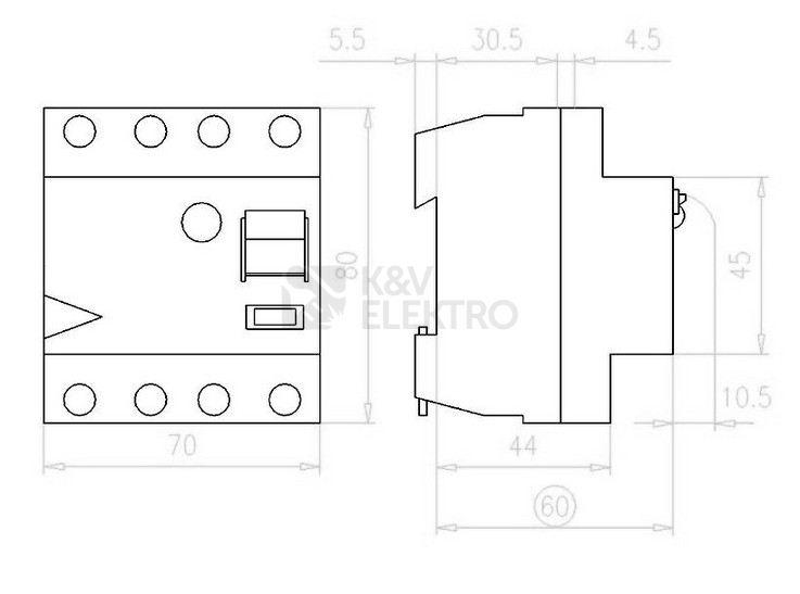 Obrázek produktu PROUDOVY CHRANIC FRCMM-100/4/003-G/A 1
