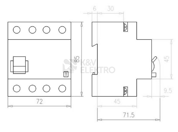 Obrázek produktu PROUDOVY CHRANIC FRCMM-125/2/05-S/A 1