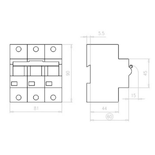 Jistič EATON AZ-3-B80 80A 174512