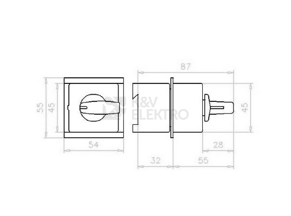 Obrázek produktu VACKOVY SPINAC I/O 20A T0-2-8900/IVS 1